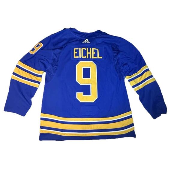 Adidas Jack Eichel Buffalo Sabres Jersey Blue Primegreen H56838 Size 56 $230 - Picture 2 of 13
